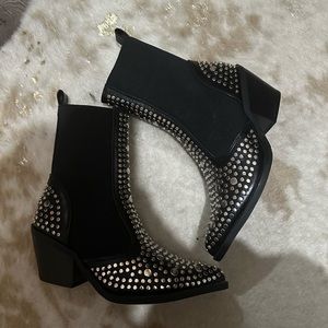 Studded boots